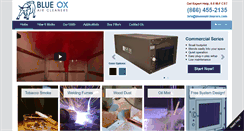 Desktop Screenshot of blueoxaircleaners.com